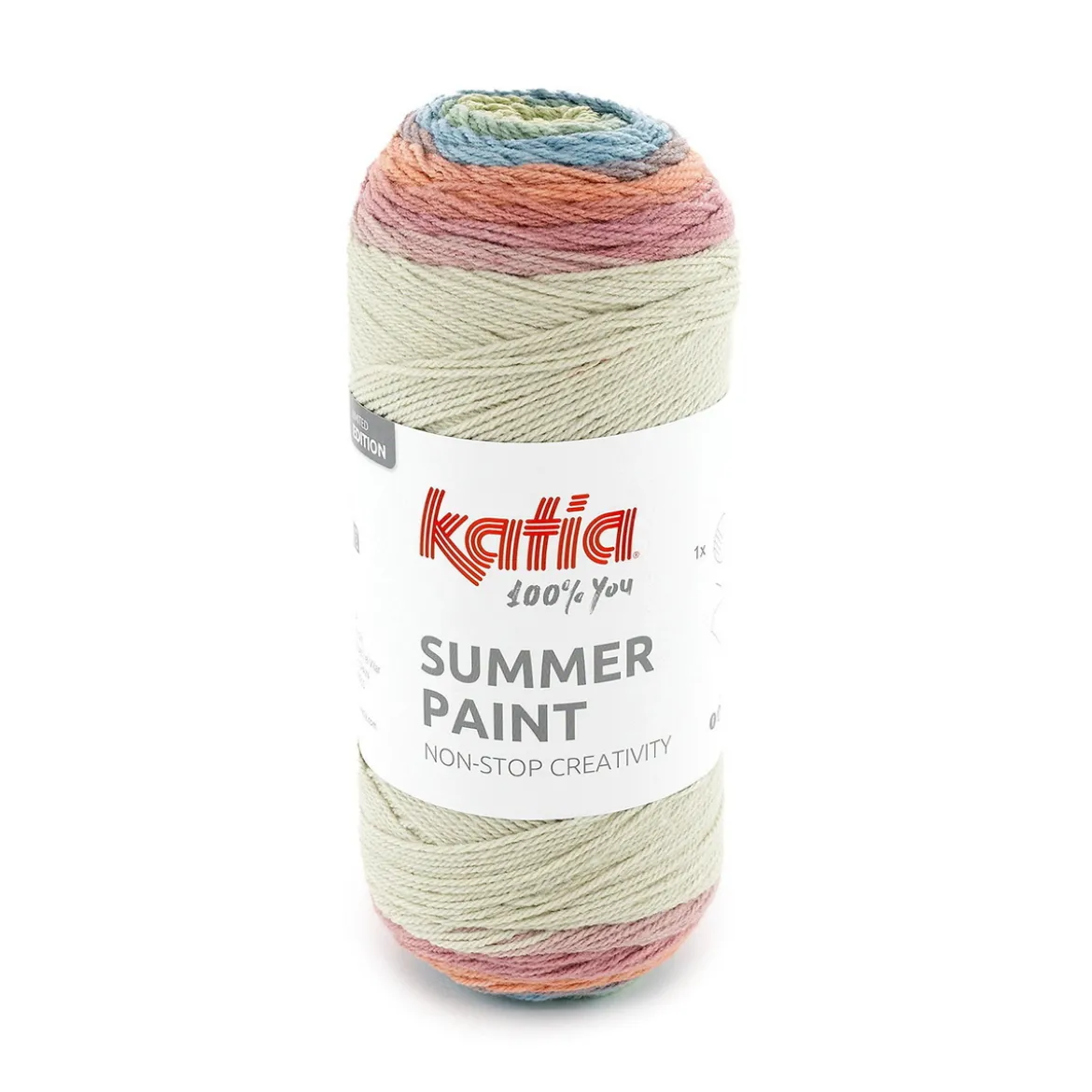 Garn Summer Paint 150g pastell (500 på bilden)