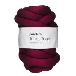 Garn Tricot Tube 250g vinröd
