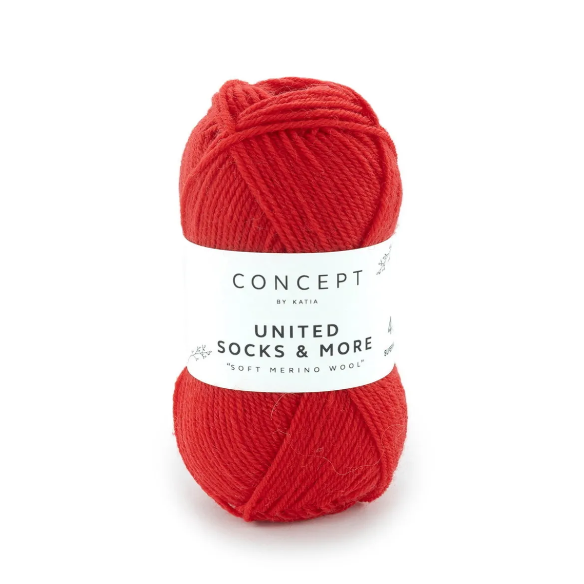 Garn United Socks 25g röd