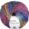 Garn Wool Mix 100g regnbåge