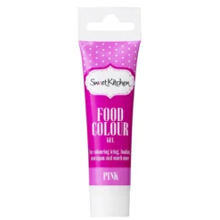 Gelefärg, ätbar livsmedelsfärg för bakning, rosa 25g