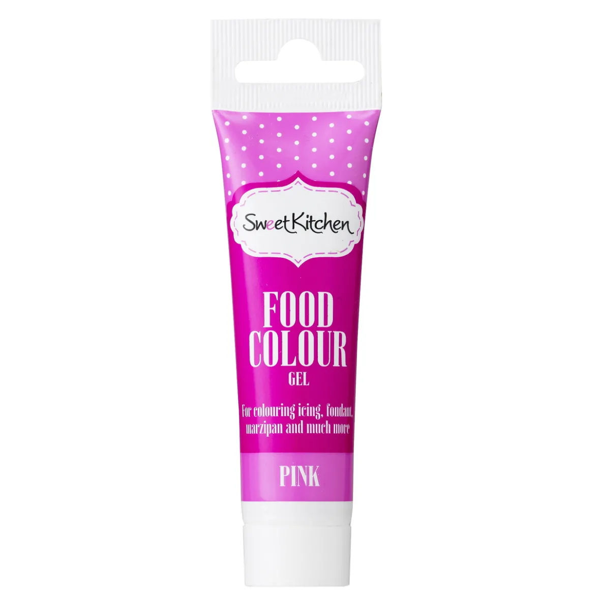 Gelefärg, ätbar livsmedelsfärg för bakning, rosa 25g