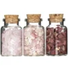 Gemstones halvädelstenar till dekoration, 3-pack rosa& rött tema