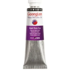 Georgian Water Mixable Oil Colour, vattenlöslig oljefärg 37 ml Prussian Blue 135
