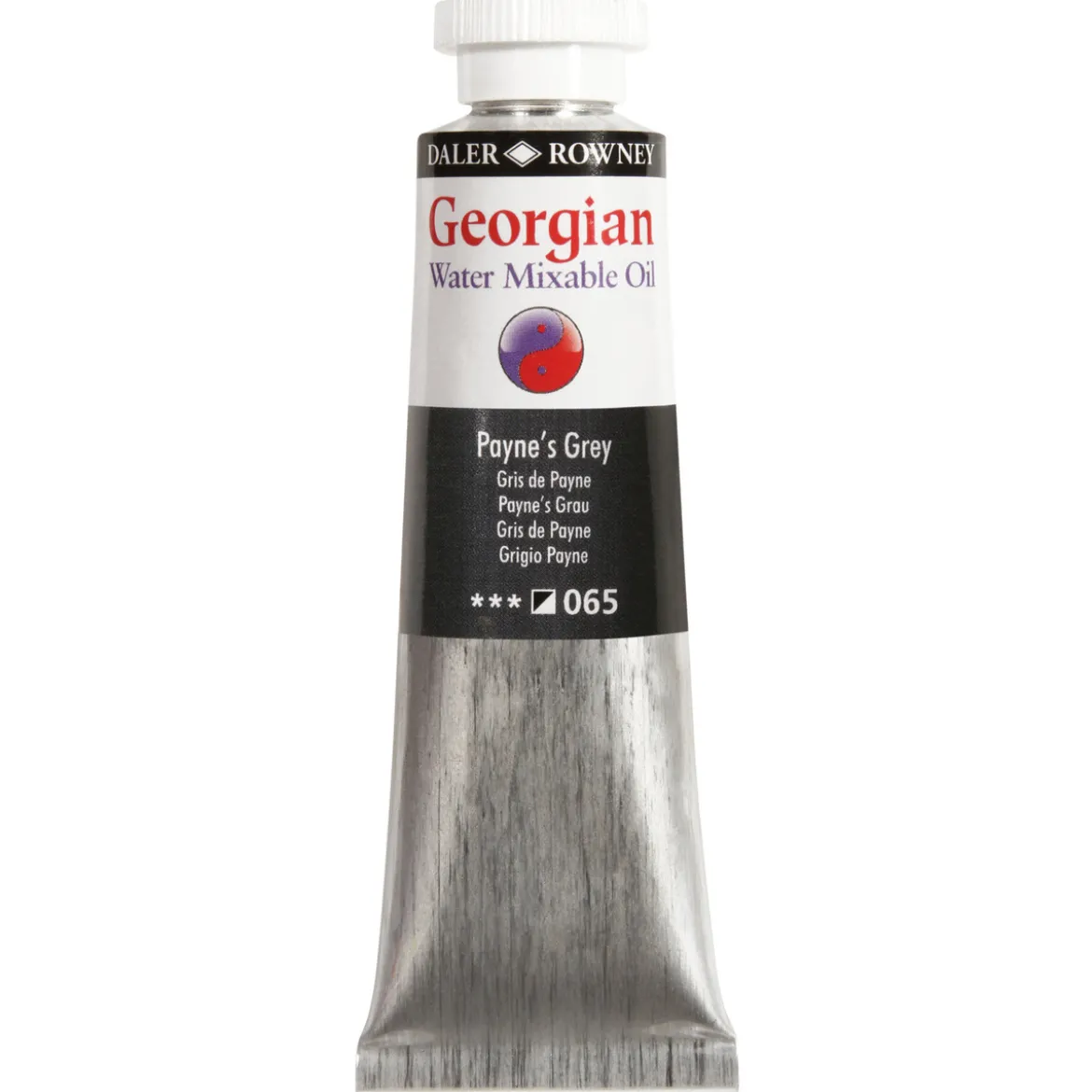 Georgian Water Mixable Oil Colour, vattenlöslig oljefärg 37 ml Payne's Grey 0065