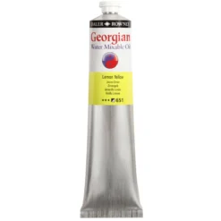 Georgian Water Mixable Oil Colour, vattenlöslig oljefärg 200 ml Lemon Yellow 651