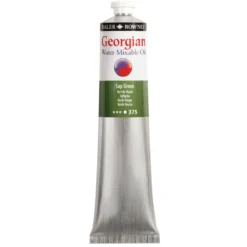 Georgian Water Mixable Oil Colour, vattenlöslig oljefärg 200 ml Viridian Hue 382