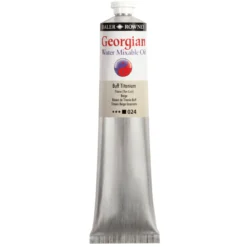 Georgian Water Mixable Oil Colour, vattenlöslig oljefärg 200 ml Buff Titanium 024