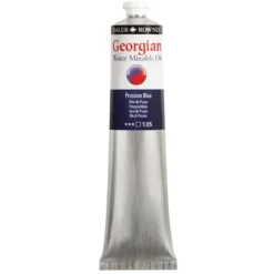 Georgian Water Mixable Oil Colour, vattenlöslig oljefärg 200 ml Prussian Blue 135