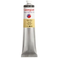Georgian Water Mixable Oil Colour, vattenlöslig oljefärg 200 ml Naples Yellow 635
