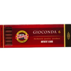 Gioconda ritstift Röd 6 st