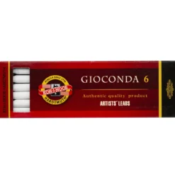 Gioconda ritstift Vit 6 st