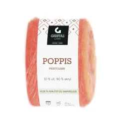 Gjestal Garn Poppis printgarn 50 g laxrosa – graderat garn