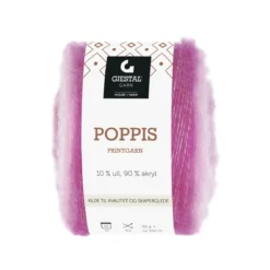 Gjestal Garn Poppis printgarn 50 g orange – graderat garn