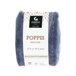 Gjestal Garn Poppis printgarn 50 g denim – graderat garn
