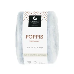 Gjestal Garn Poppis printgarn 50 g ljusblå – graderat garn