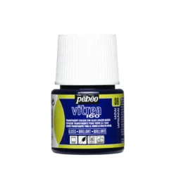 Glasfärg blank 45 ml klarblå