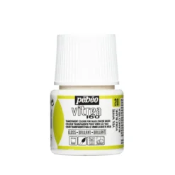 Glasfärg blank 45 ml vit
