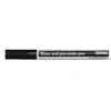 Glas & porslinspenna svart, 2 mm spets