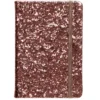 Glittrande anteckningblock A6 (105×150 mm) med 80 linjerade ark