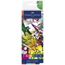 Goldfaber Aqua Dual Marker Set Graffiti – 6 pennor med vilda färger