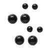 Ögon mix svarta 5 och 8 mm