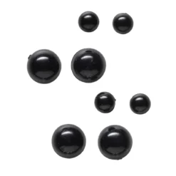 Ögon mix svarta 5 och 8 mm
