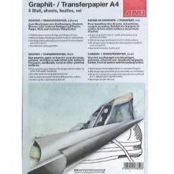 Grafitpapper A4 5-pack vit