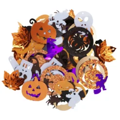 60 gram paljetter med halloween-tema
