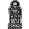 Gravsten med texten Trick or Treat – 59 cm hög