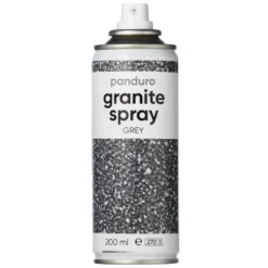 Grå granitspray 200 ml – ge föremål ett sken av sten