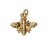 Guldfärgat hänge charm bi 15,5×13,4 mm