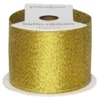 Guldigt glitterband – 8 m långt 40 mm brett