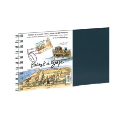 Hahnemühle Travel Book, spiralbundet akvarellblock, 14×22 cm, 25 ark, 300 g/m²