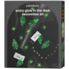 Halloween glow in the dark – 75 självlysande spindlar och 6 händer + spindelväv