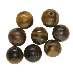 Halvädelsten tigeröga Ø10 mm
