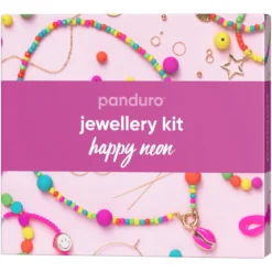 Happy neon charms jewellery kit – skapa dina egna vackra smycken