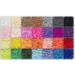 Heishi beads megamix – 5600 (Ø6 mm) heishi-pärlor i 28 olika färger