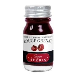 Herbin Fountain Ink 10 ml, bläck för reservoarpennor – röd / rouge grenat