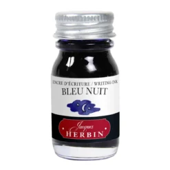 Herbin Fountain Ink 10 ml, bläck för reservoarpennor – blå / bleu nuit