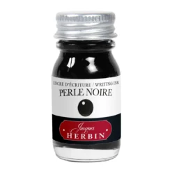 Herbin Fountain Ink 10 ml, bläck för reservoarpennor – svart / perle noire