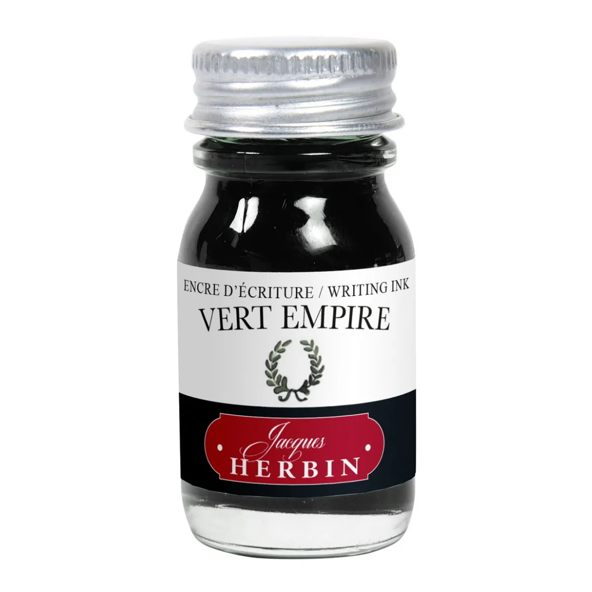 Herbin Fountain Ink 10 ml, bläck för reservoarpennor – mörkgrön / vert empire