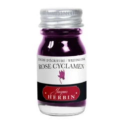 Herbin Fountain Ink 10 ml, bläck för reservoarpennor – rosa / rose cyclamen