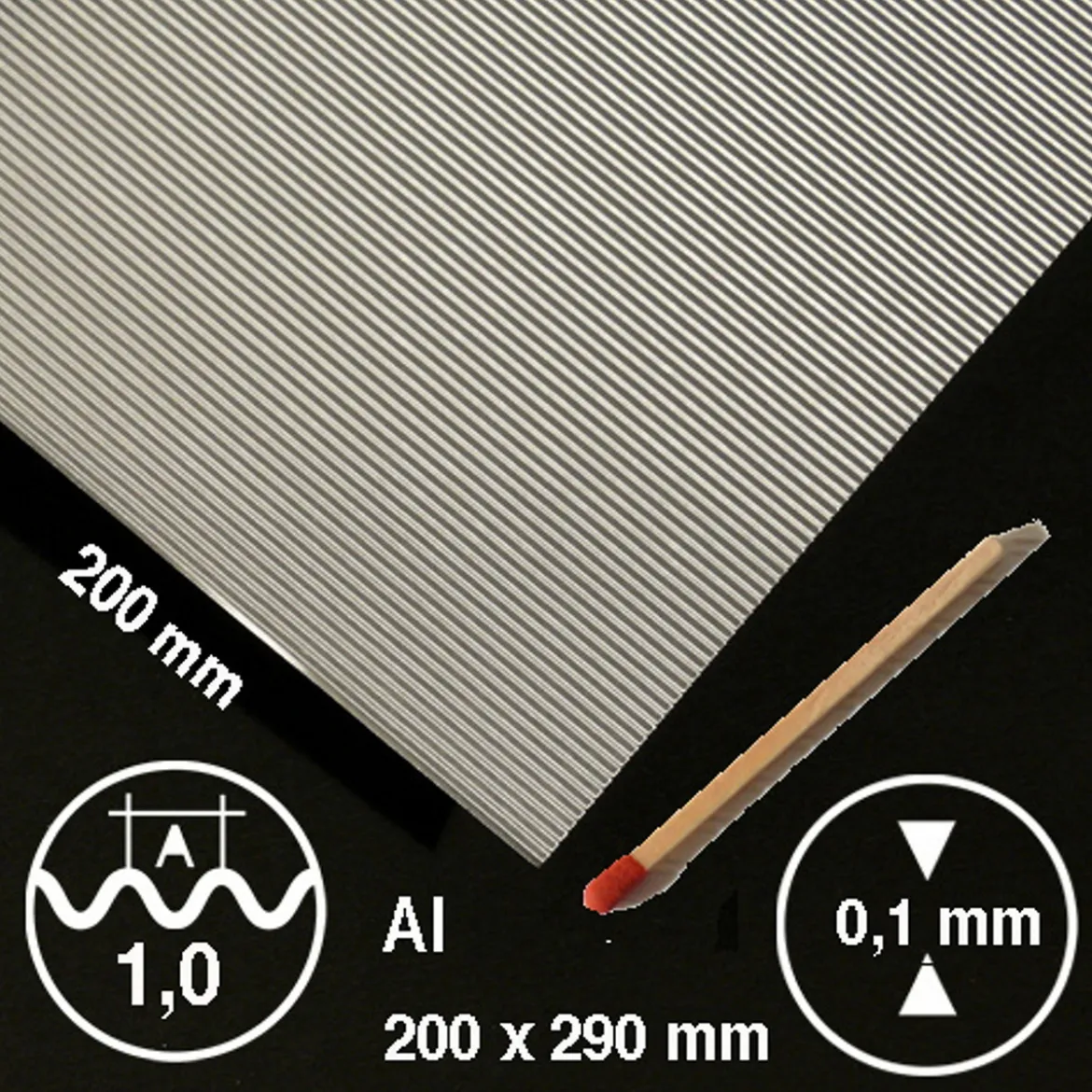 Hermoli ark Aluminium 1mm