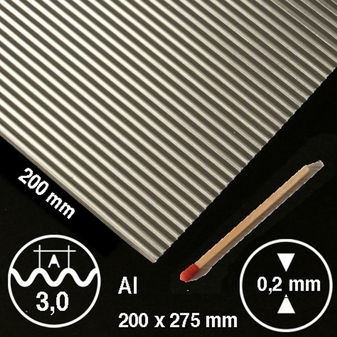 Hermoli ark Aluminium 3mm