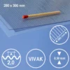 Hermoli ark korrugerad pet 2mm