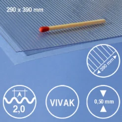 Hermoli ark korrugerad pet 2mm