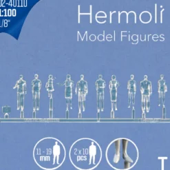 Hermoli stående figurer 1:50