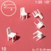 Hermoli stolar 10 st 1:25