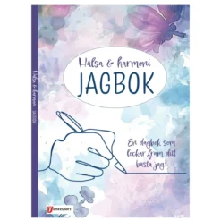 Hälsa & Harmoni Jagbok – lite pysselbok, målarbok, dagbok och massor av feelgood! 15×21×1 cm